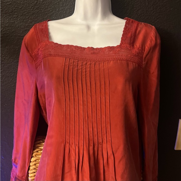 Sundance Silk Long sleeve blouse - Picture 8 of 11